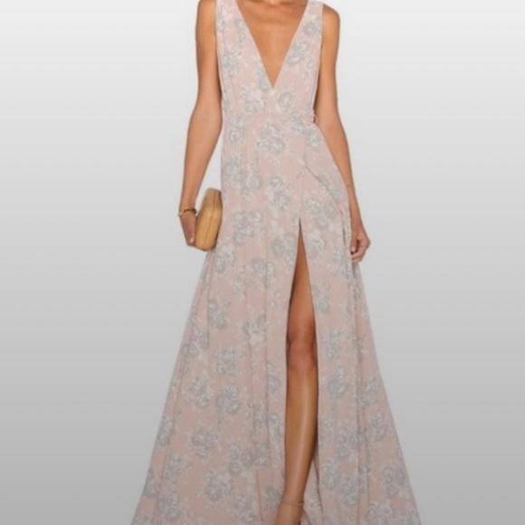 Lovers + Friends Leah Floral Wrap Maxi Dress - Picture 1 of 11